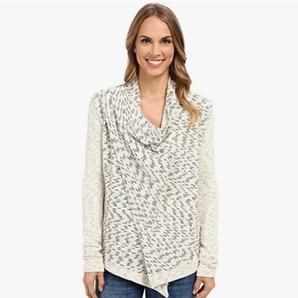 Lucky Brand Cream and Gray Women's Jacket